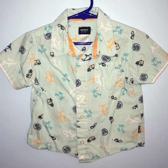 CLOSET CLOSING! 18-24 mth Summer button downs LOT - Picture 3 of 8